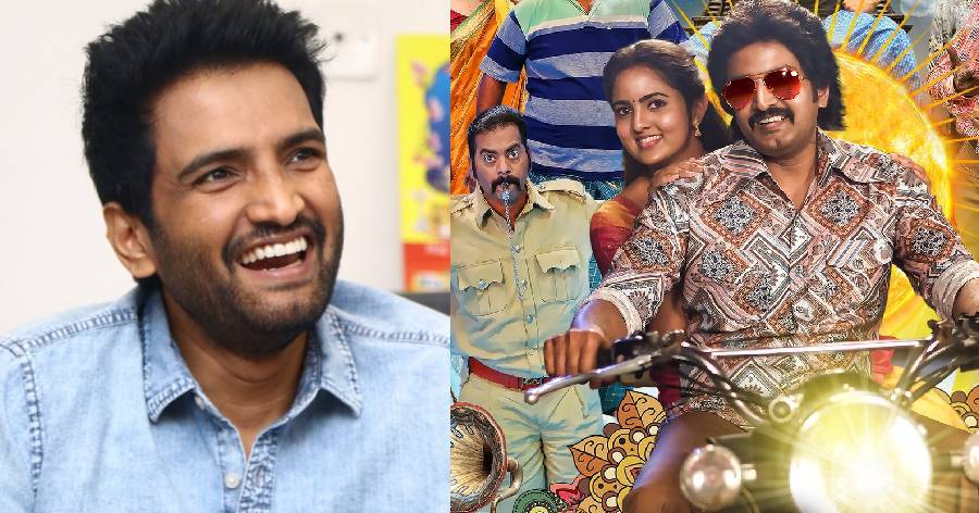 சந்தானத்தின் 80s பில்டப் பட ஃபர்ஸ்ட் லுக் வெளியீடு,Santhanam in 80s buildup  movie first look poster out now ,  Galatta