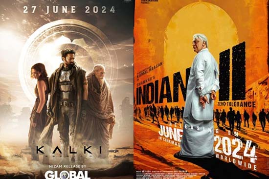 Kalki 2898 AD and Indian 2 releasing in a short gap? ,  Latest Telugu cinema  news ,  Movie reviews ,  OTT Updates, OTT