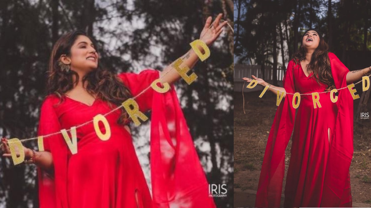 Serial Actress Shalini Divorce ,  Mullum Malarum Shalini Divorce: Actress  Celebrates With A Unique Photoshoot; Says 'I Got 99 Problems But....' -  Filmibeat