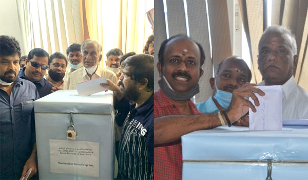 தயாரிப்பாளர் சங்கத் தேர்தல்.. தலைவரானார் 'தேனாண்டாள் பிலிம்ஸ்' முரளி..  டி.ராஜேந்தர் தோல்வி! ,  Thenandal films Murali elected as a president  Producers council - Tamil Filmibeat